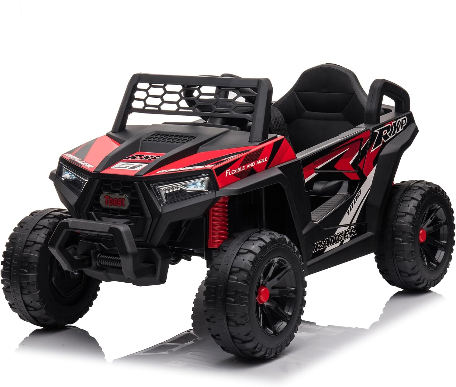Outdoor Adventure Toys For Kids - 子供用バッテリー駆動4輪車 電動おもちゃ 幼児用 36 レッド 25W