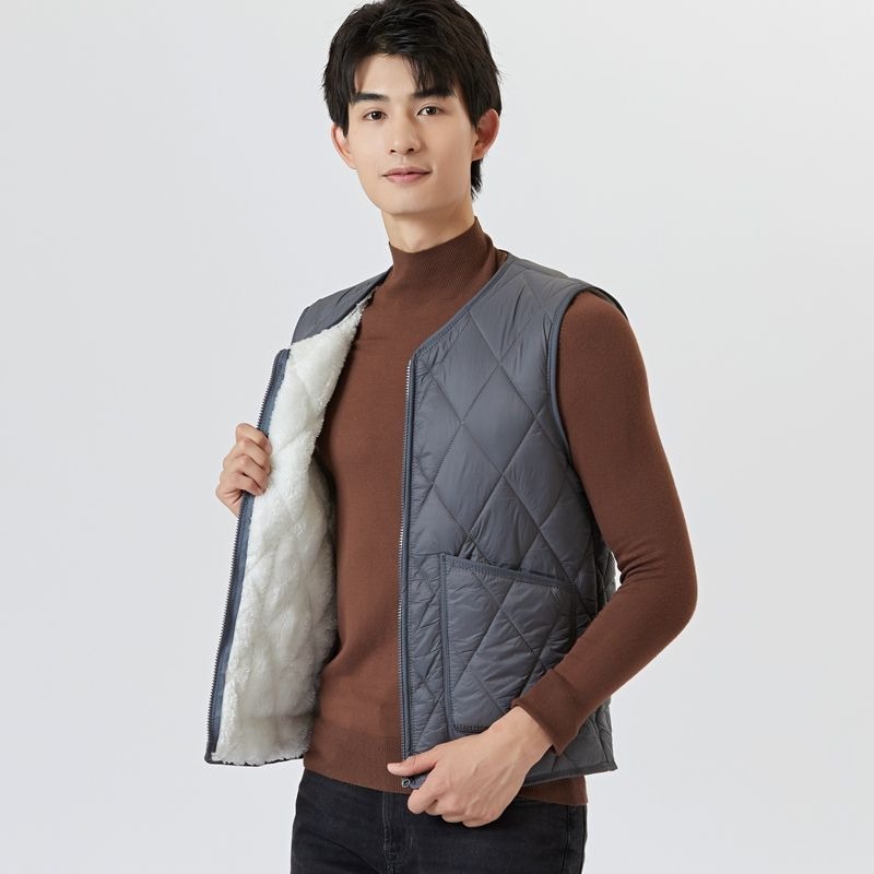 新デザイン メンズ キルティングコットンベスト 暖かいフィッ - Outdoor Adventure Quilt のレビューと価格