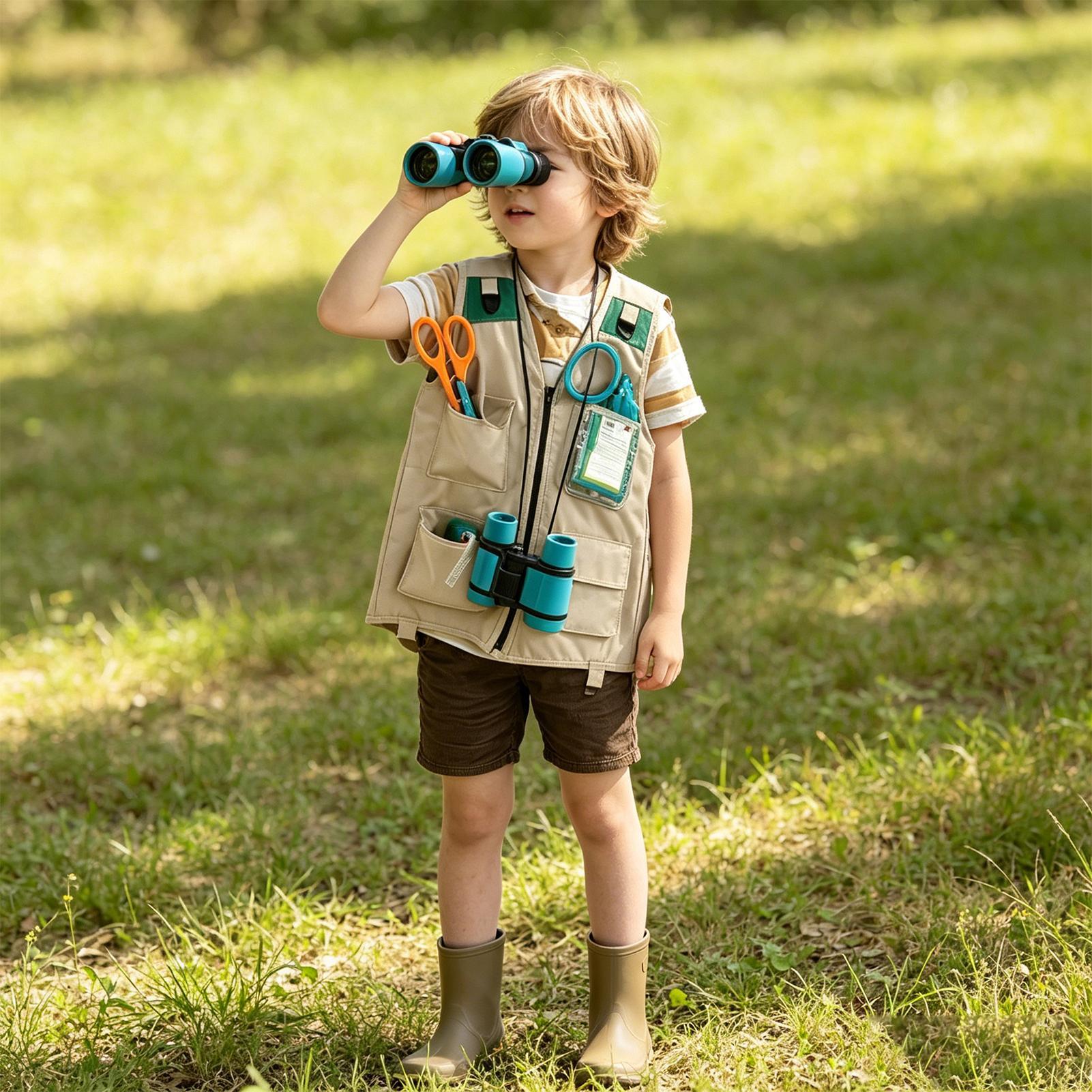 キッズエクスプローラーベストサファリコスチューム、古生物学者 - Outdoor Adventure Boys のレビューと価格