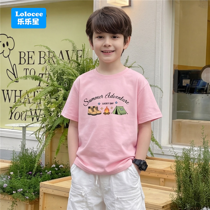 高品質ソフトコットンサマーアドベンチャー Tシャツ 男の子用 - Outdoor Adventure Boys のレビューと価格