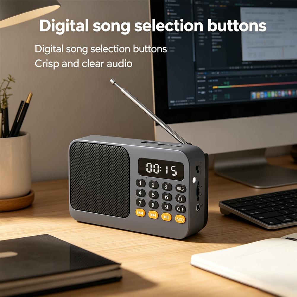 多機能ポータブルFMチューナー高齢者向けラジオBluetoo - Emergency Radio Solar のレビューと価格