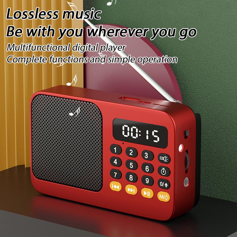多機能ポータブルFMチューナー高齢者向けラジオBluetoo - Emergency Radio Solar のレビューと価格